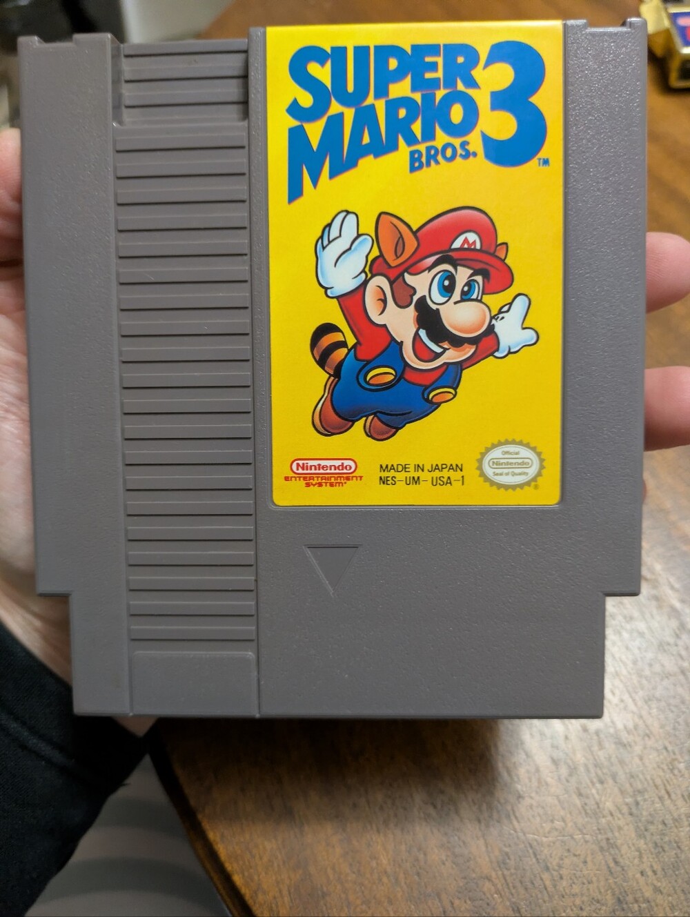 Nintendo Game Cartridge Super Mario Bros 3.  Classic.